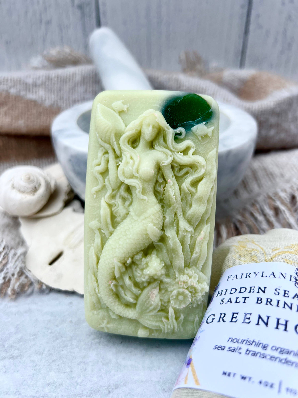 Greenhouse Hidden Sea Glass Sea Salt Soap