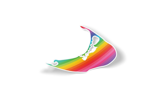 Nantucket Pride Rainbow Vinyl Sticker