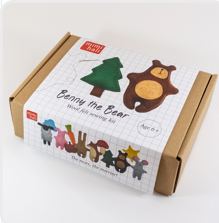 Benny the Bear Sewing Kit