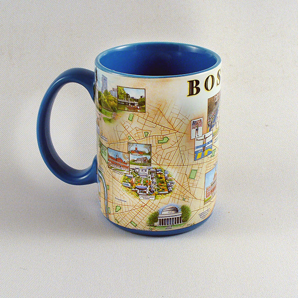 Boston City Map Ceramic Mug