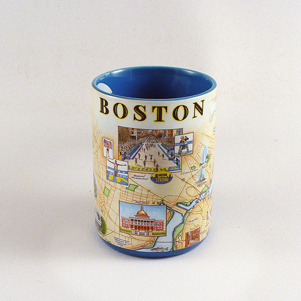 Boston City Map Ceramic Mug