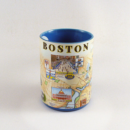 Boston City Map Ceramic Mug