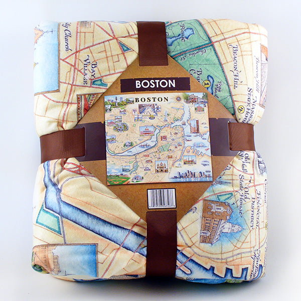 Boston Fleece Blanket