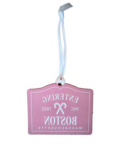 Entering Boston Holiday Ornament