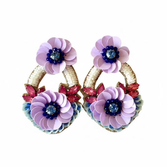 Beach Flower Earrings