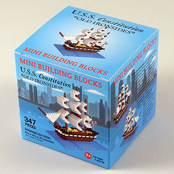 Mini Blocks Boston USS Constitution Mini Blocks – Massachusetts Bay Trading Co