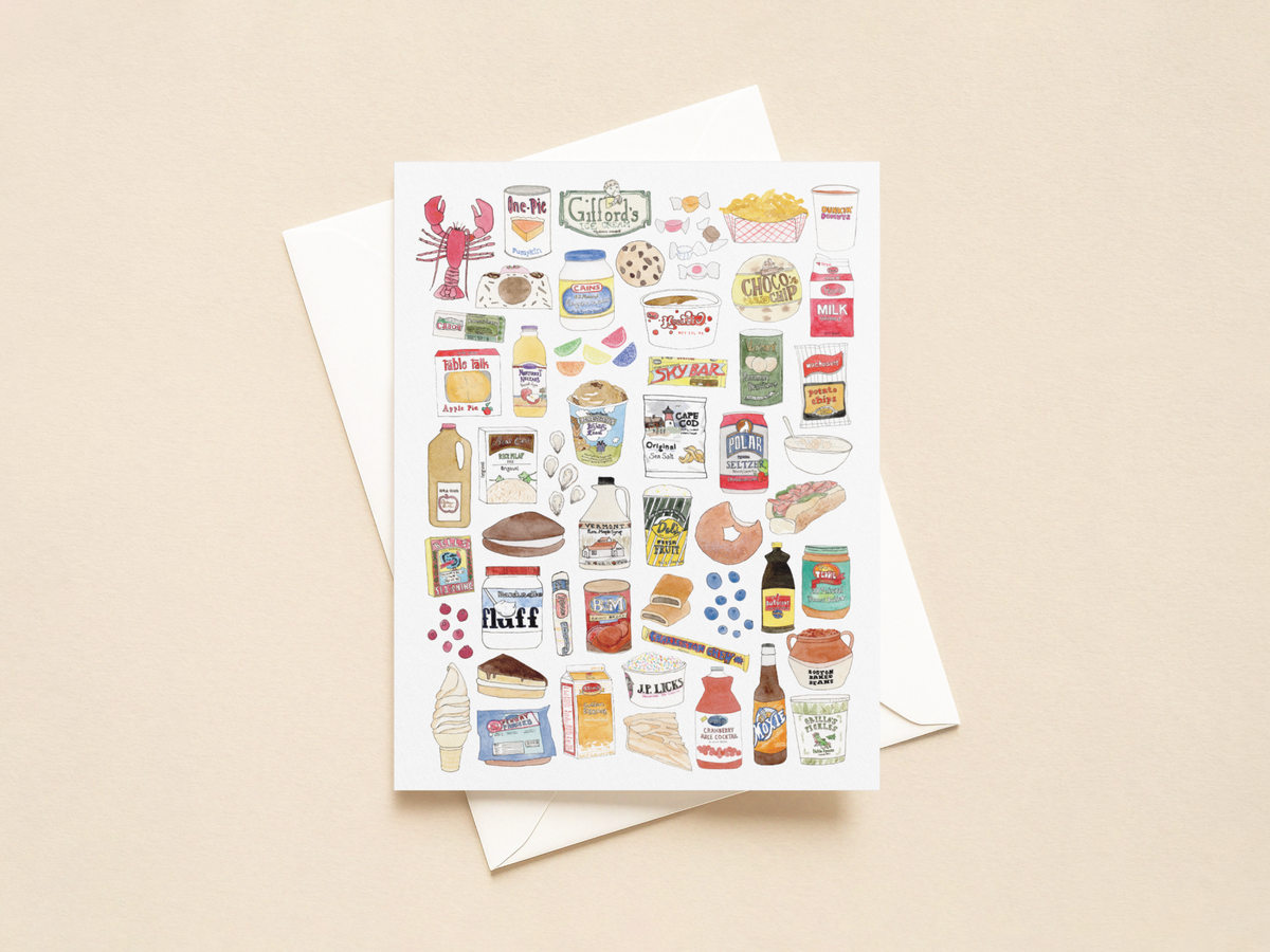 Local New England Foods Collection - Everyday Greeting Card