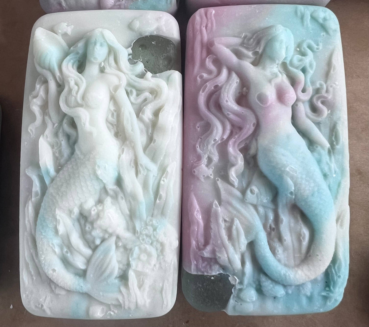 Sea Spray & Beach Rose Mermaid Hidden Sea Glass Soap