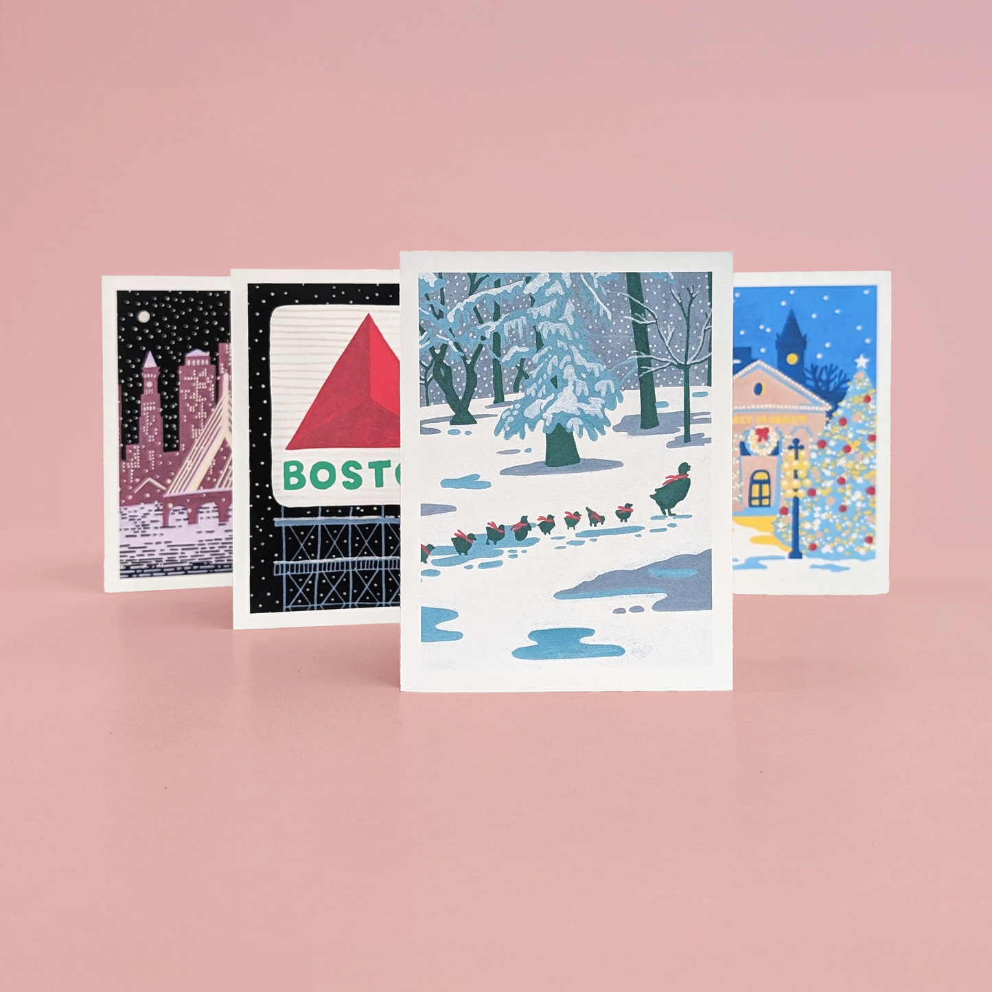 Boston Special Edition Holiday Box Set - 4 Different Designs