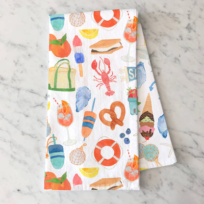 East Coast Summer Kitchen Towel
