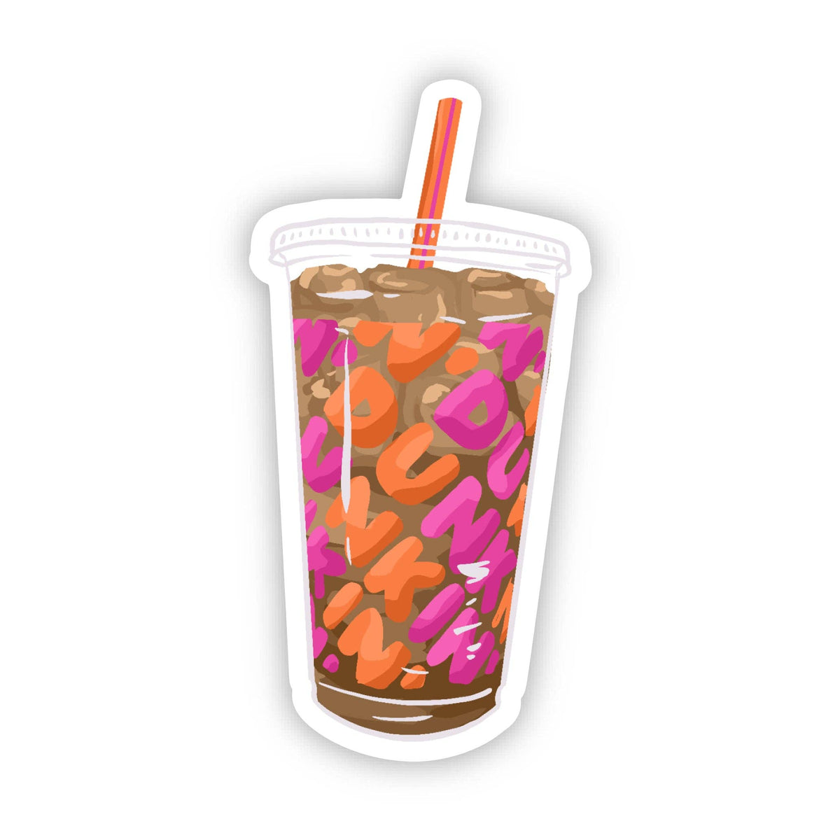 New England Iced Coffee Sticker