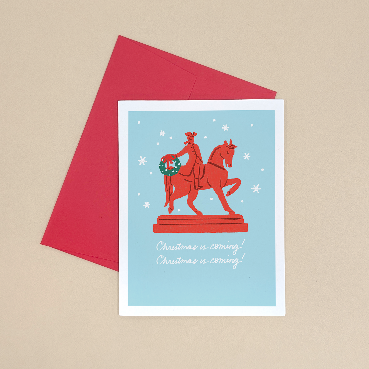 Bright & Merry Boston Holiday Card Pack - 4 Different Designs