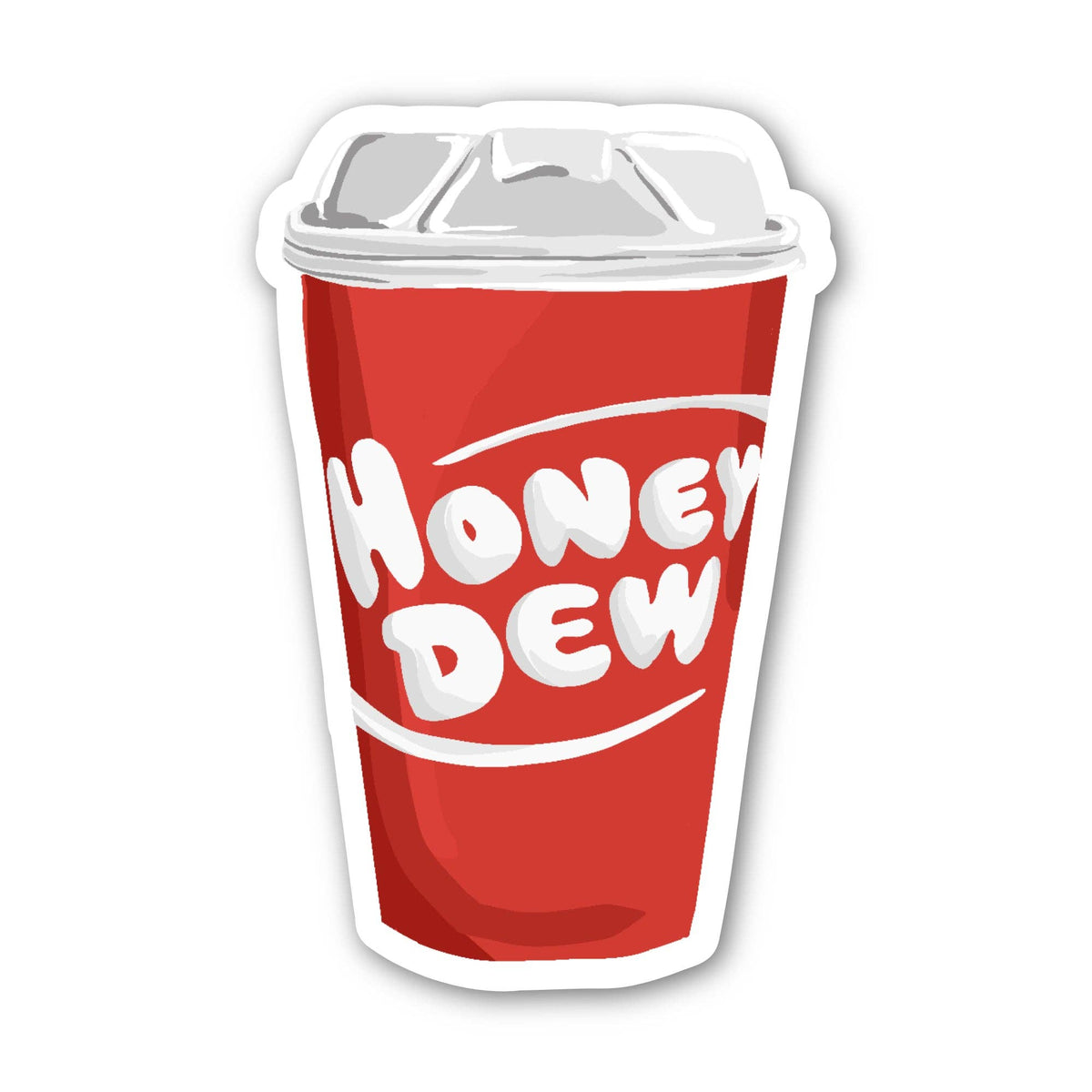 New England Hot Coffee Dew Sticker