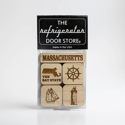 Massachusetts State Magnet Set
