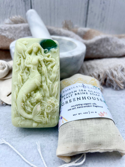 Greenhouse Hidden Sea Glass Sea Salt Soap