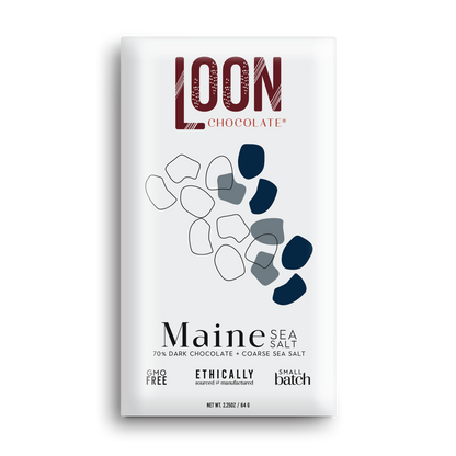 Loon Chocolate Dark Chocolate with Maine Sea Salt