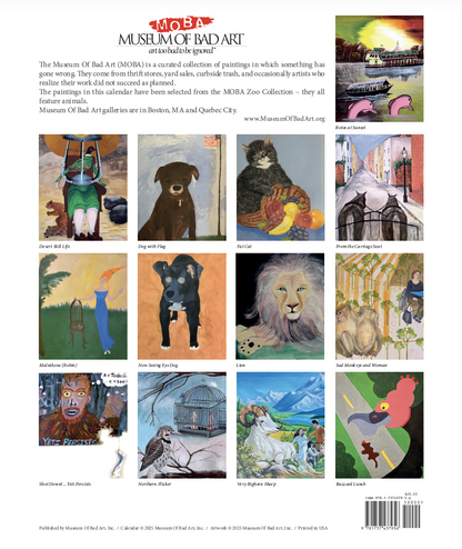The Museum of Bad Art 2026 16-Month Calendar