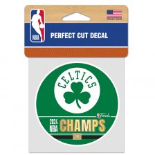 Boston Celtics 2024 NBA Champions 4" x 4" Decal