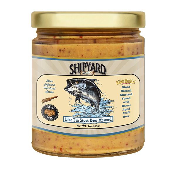 Shipyard Blue Fin Stout Mustard